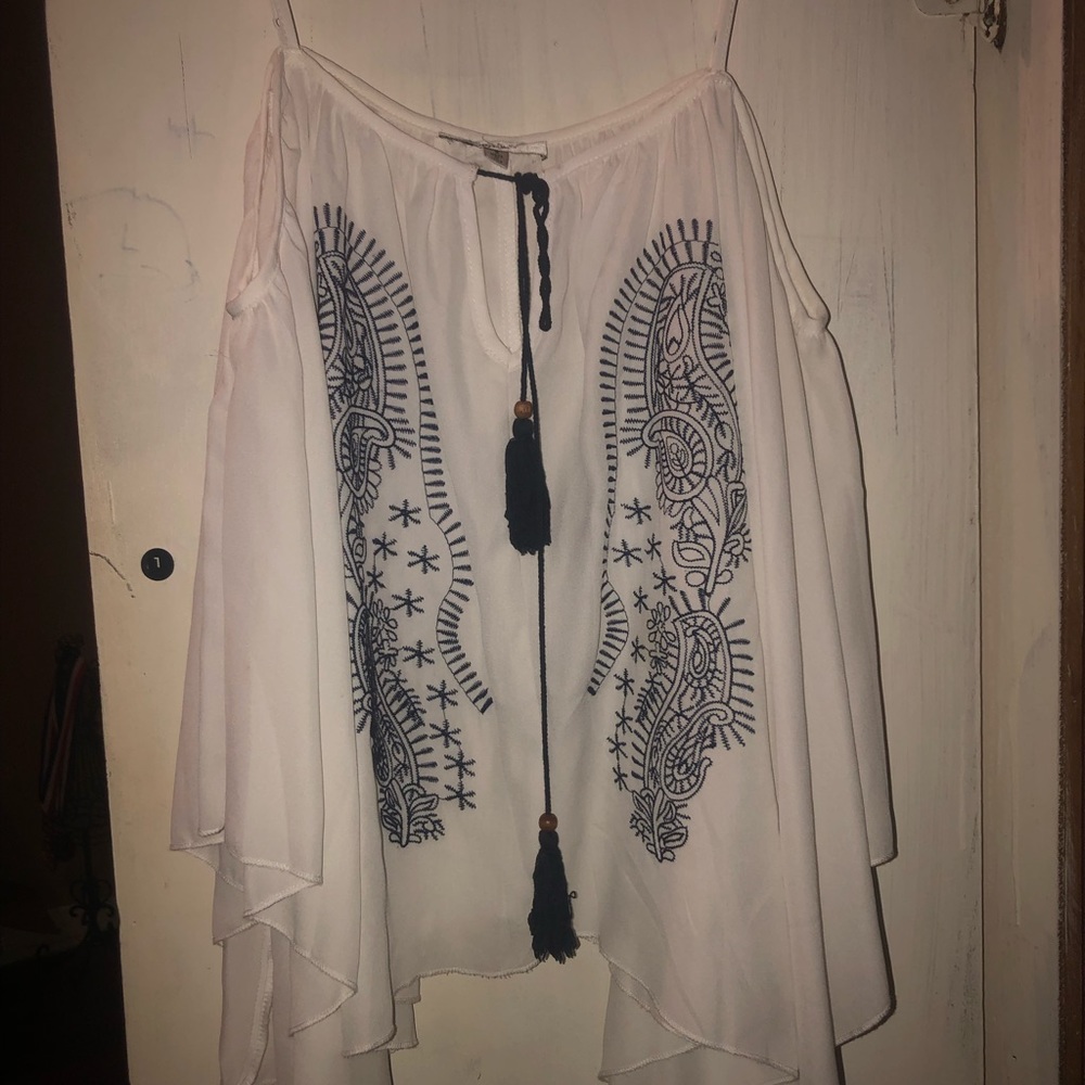 Off the shoulder blouse